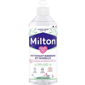 milton nettoyant biberons et vaisselle 500 ml