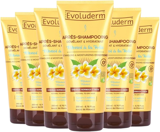 evoluderm après shampooing monoï à la folie 200 ml evoluderm après shampooing monoï à la folie 200 ml