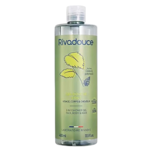 rivadouce gel douche 3 en 1 / visage & corps