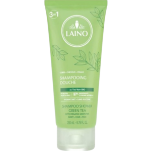 laino shampooing douche 3en1 thé vert bio 200 ml